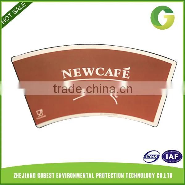 GoBest Disposable Nice Promotional pe Coated Paper Cup Fan
