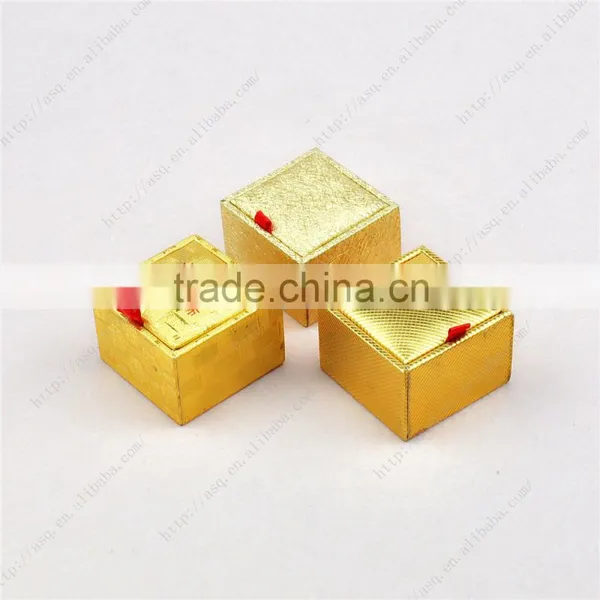Golden Fancy Paper Ring Box photo-3
