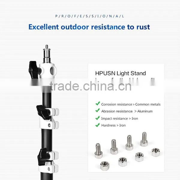 Photography Equipment HPUSN Detachable Axis Lighting Flash Light Stand X2203FP 2.2m photo-3