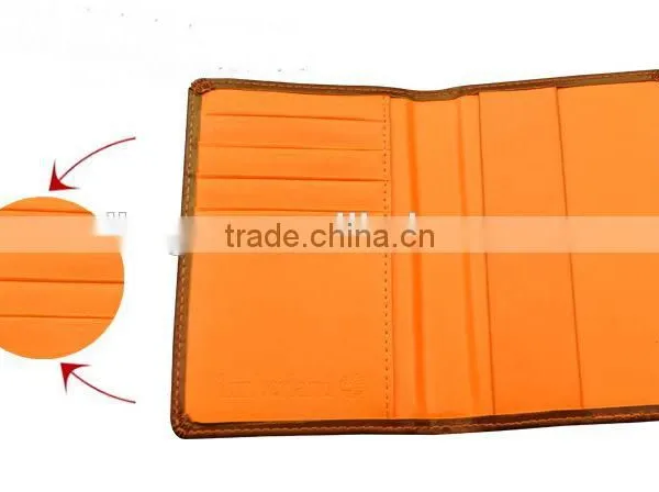 Supply Custom Logo Leather Passport Holder Passport Case( W202) photo-3