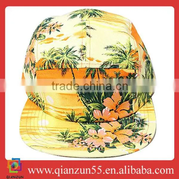 America Style Hat Mask Cap Cheap Hat Cap 5 Panel Floral Hat Cap Wholesale