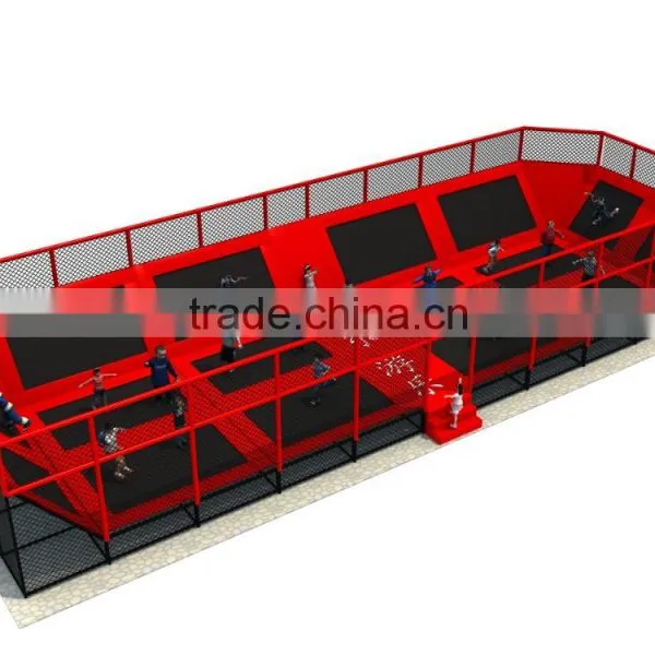 Xiujiang Safety Exercise Big High Quality Children Interesting OEM Best Trampoline Amusement Equipment photo-6