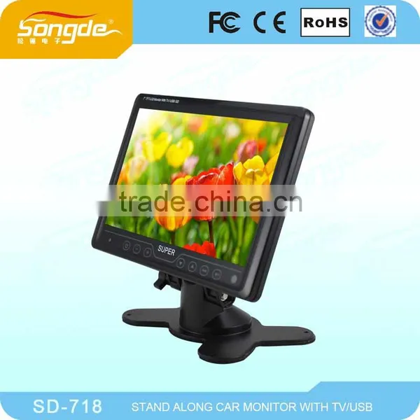 7 Inch TFT LCD Touch Screen Monitor With USB Powered Touch Car Display photo-5