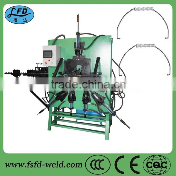 Steel Wire Galvanized Bucket Handle Rivet End Making Machine photo-5