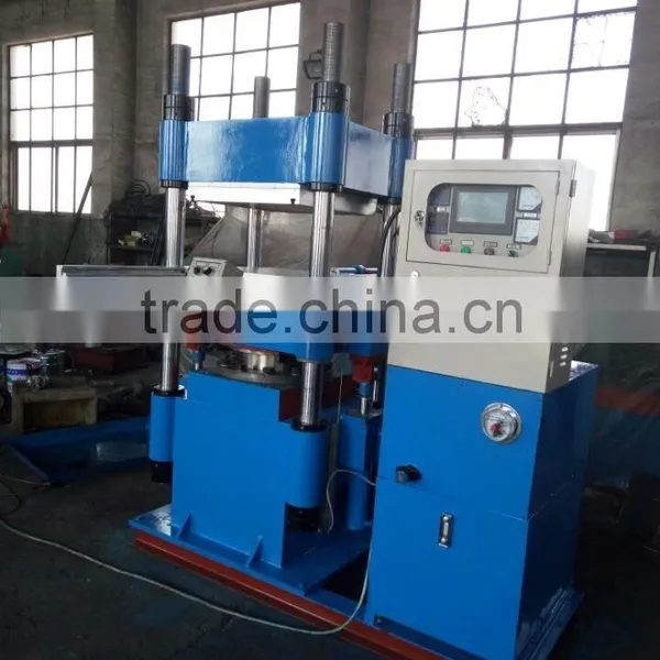 Full Automatic Four Column Touch Screen Plate Vulcanizing Press photo-3