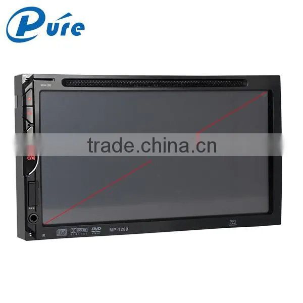 6.95 Inch Double Din Car Dvd Player Support Handsfree Call and DVD/CD/SD Card Player photo-3