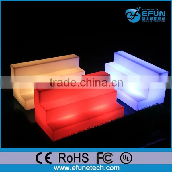 Led 2017 Furniture Illuminated Rechargeable Rgb Color Changing Restaurant Bar Led Lighted Shelves