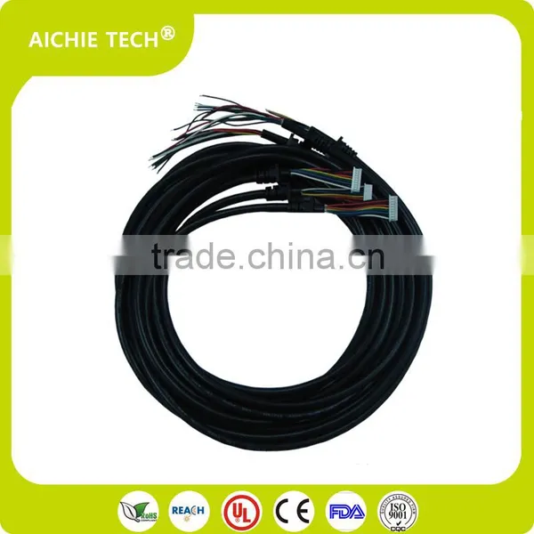 JST GH 1.25mm Pitch Connectors Cable Assembly With Molded SR Strain Relief for PCB Assembly
