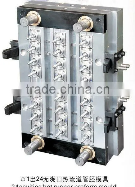 24 Cavities/Set Pet Preform Mould With Hot Runner