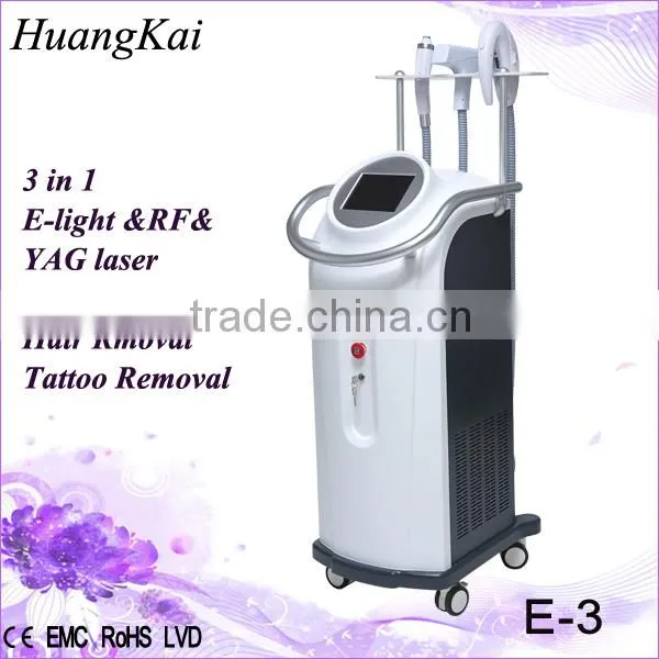 Mutifunctional Elight SHR YAG Laser for Hair Removal Tattoo Removal Skin Rejuvenation Beauty Machine photo-6