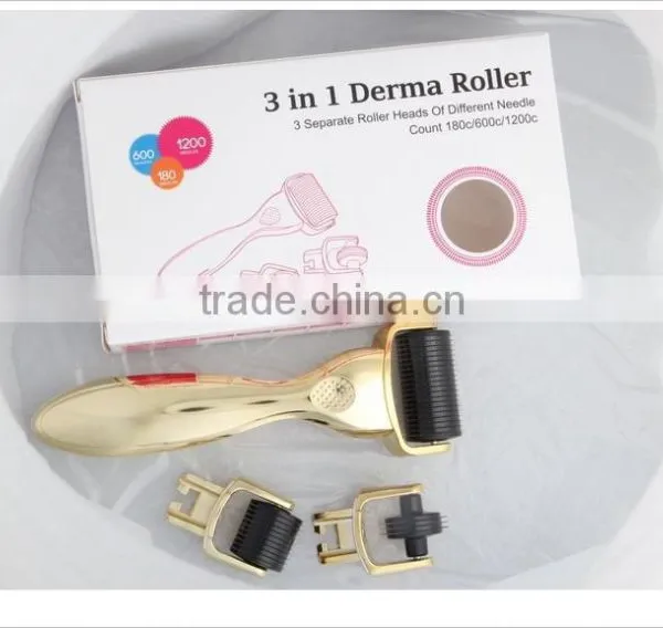 2015 Hottest Type 180+600+1200 Needle 3 in 1 Dermaroller Therapy System photo-4