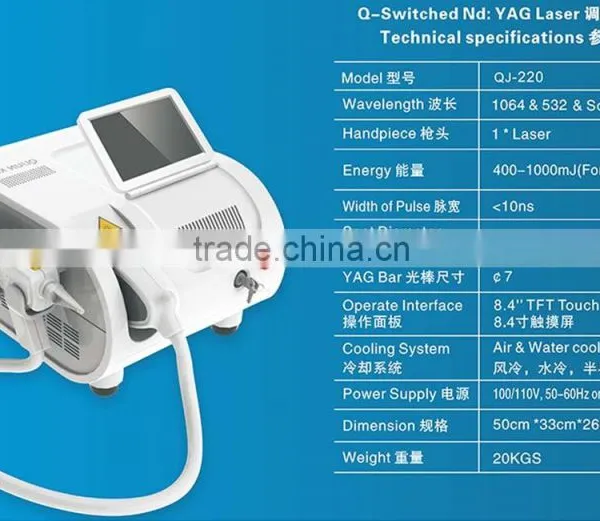 High Quality Laser Tattoo Removal,nd Yag Laser Tattoo Removal,q-switch nd Yag Laser Price photo-4