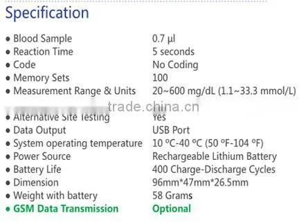 SIFHEALTH-1.3 Smart Glucometer Sends Data via GPRS, Easy Usage for Elderly photo-3