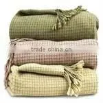 100% Cotton Yarn Dyed Shawl
