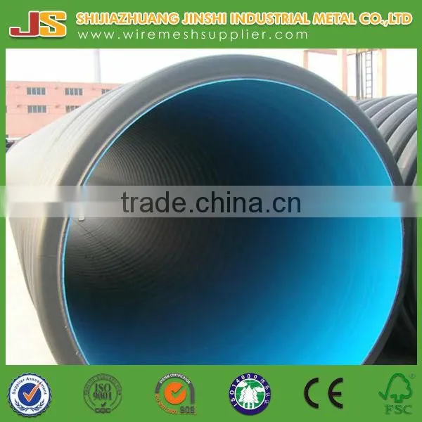 PN10 Flexible Drainage System HDPE Double Wall Corrugated Tube
