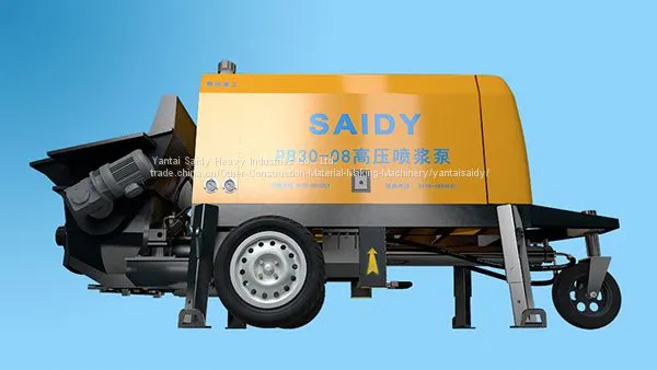 High Pressure Mortar Spray Concrete Pump for Sale