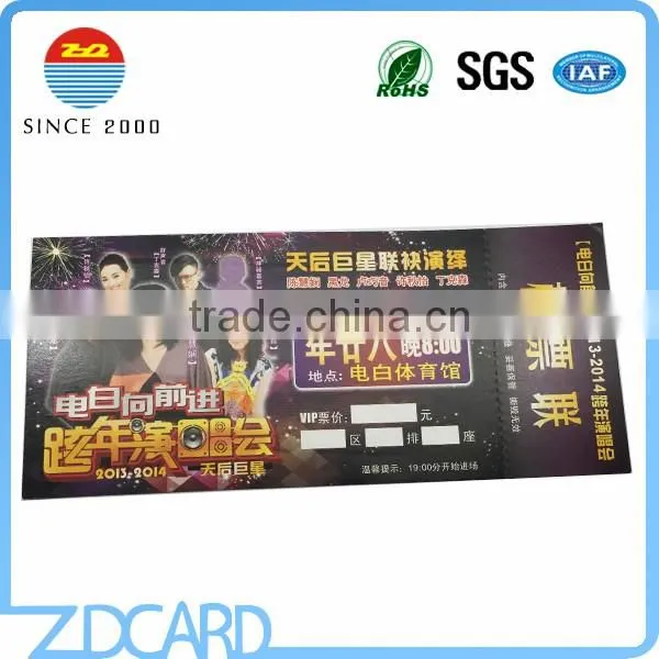 Custom Printing RFID Paper Lottery Tickets Wholesale