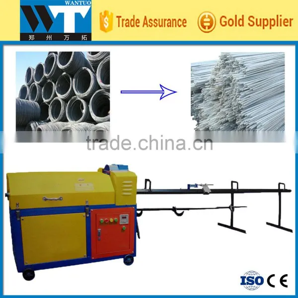 Digital system Hydraulic Wire and Rebar straightening and cutting machine