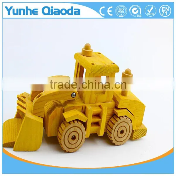 3-D Wooden Puzzle - Bulldozer Model -Affordable Gift for Your Little One photo-2