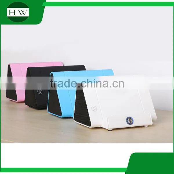 Triangle no Wifi Bluetooth Mini Portable Automatic Speaker Mobile Phone Holder Mutual Induction Sound Loudspeaker Box photo-4