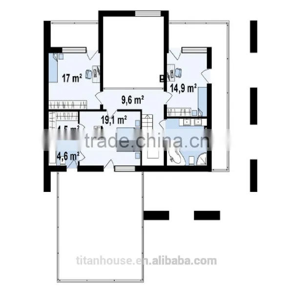 Low Cost Light Steel Prefabricated Residence for Sale photo-5