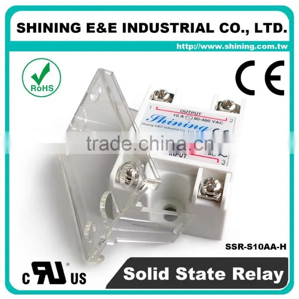 SSR-S10AA-H For Heater 10A 480V AC 380V SSR Solid State Relay photo-3