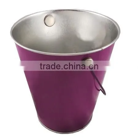 Hot Sale Crafts Tin Pail With Hand photo-5