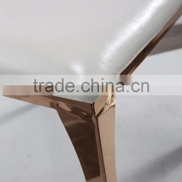 Modern Design Cheap Stainless Steel Dining Chair for Wedding Furniture photo-5