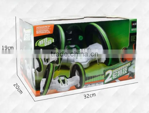 2 Wheels Capsule Space Toy Stunt Car, Anti-throw 360 Degree Roll Rotating Tumbling Car, Electric Stunt Radio Control Toy Car photo-5