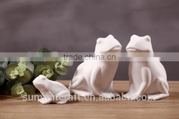 Miniature Ceramic Porcelain Animal Ceramic Frog Figurines photo-5