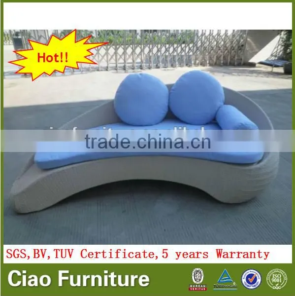 Beach Lounge Chair Garden Rattan Sun Lounger photo-2