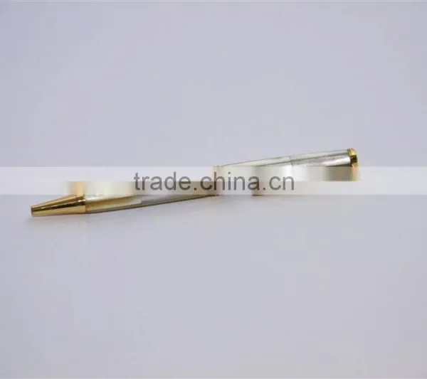 Ballpoint Pen Buffalo Horn and Brass photo-5