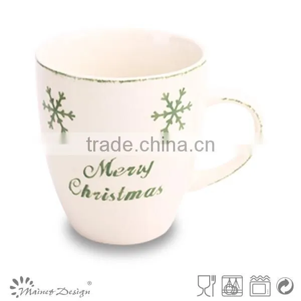 Two Tone Porcelain Mug Porcelain Mug New Design Christmas Design photo-2