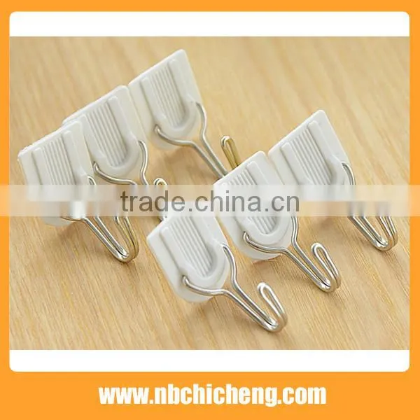 Self Adhesive Plastic Hooks/Plastic Wall Hook/Bathroom Hooks photo-4