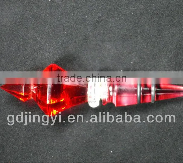 Artificial Acrylic LED Lighting Fashion Beer Wine Bottle Stopper for Bar photo-6