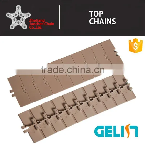 820-K250 POM Plastic Straight Run Single Hinge Plastic Flat Top Chain photo-5
