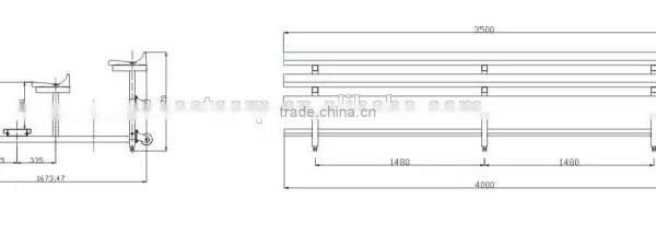 Hot Sale Portable Aluminum Bench Seat for Wholesale photo-5