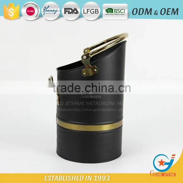 Iron Metal Black Coal Hod Ash Powder Coating Coal Bucket photo-2