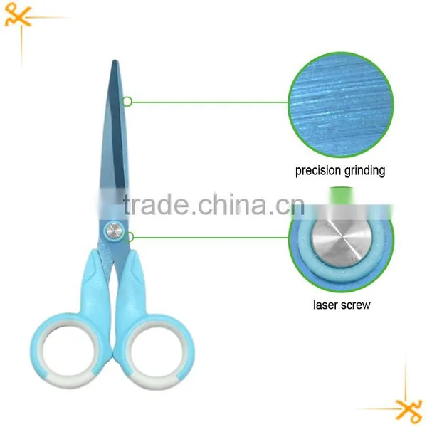Soft Tpr Ring Office and Household Scssiors photo-3