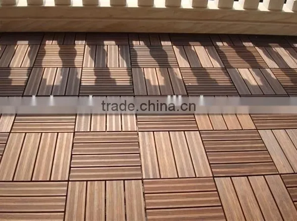 CE Certificated China Made Strand Woven Bamboo Decking Tile Unit Outdoor Decking Dark Carbonized Color -KE-OS0824 photo-4