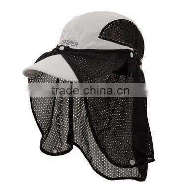 White Gauze Male Mosquitoes in Summer Bees Neck Guard Covered Face Fishing Hat Man Sun Hat Covered Face Outdoor Sun Hat photo-2