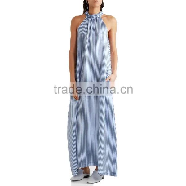 Domin Fashion Guanzhou Factory OEM Ladies Silk Night Dress photo-5