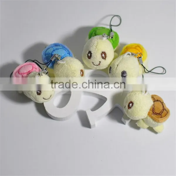 Hot Sale Caroon Cute Turtle Keychain Emoji Plush Keychains photo-2