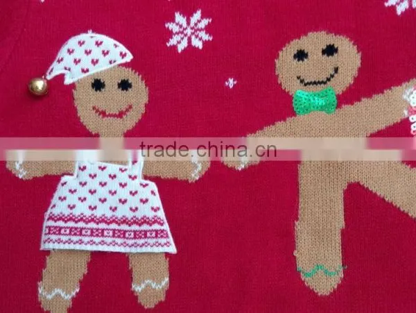 Sweater Product Type and 100%Acrylic Material CHRISTMAS JUMPER (KS012) photo-2
