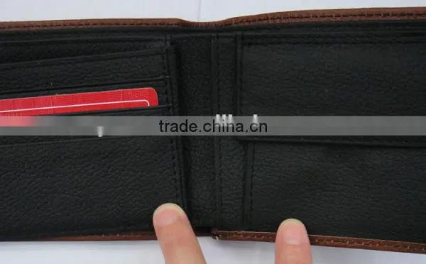 Fashion Men Cowhide Skin Real Leather Burse for Money photo-5