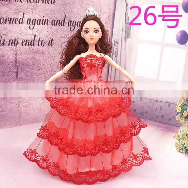 2016 Custom Beautiful Cute Fabric11 Inch Doll Clothing for Children photo-3