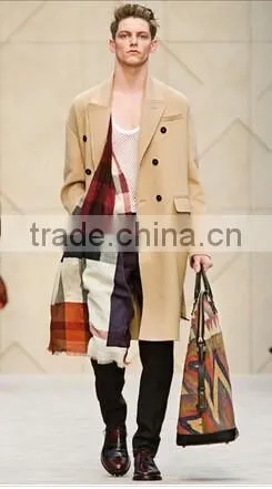 2014 Men Coat Fashion Men Handsome Feeling Wool Material photo-2