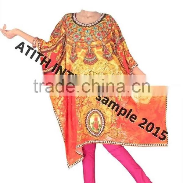 DIGITAL PRINT COTTON KAFTANS photo-3