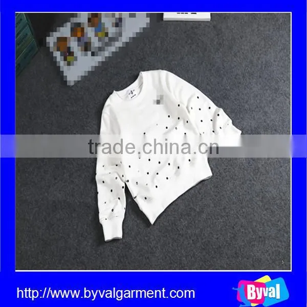 Long Sleeves Round Neck Pullover Hoodie for Children
