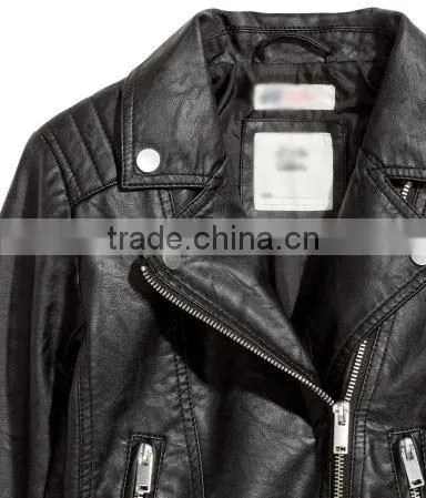 Hot Selling Winter Kids Leather Jacket for Girls With High Quality photo-6